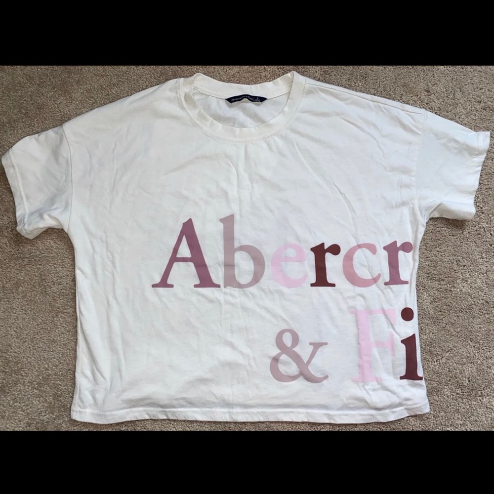 A&F exploded logo tee